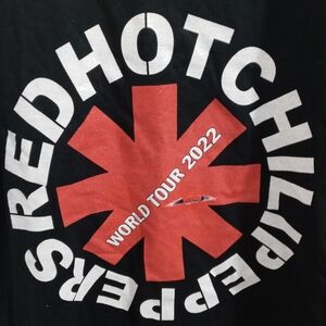 Red Hot Chili Peppers World Tour 2022 T-shirt Size XL Flaw